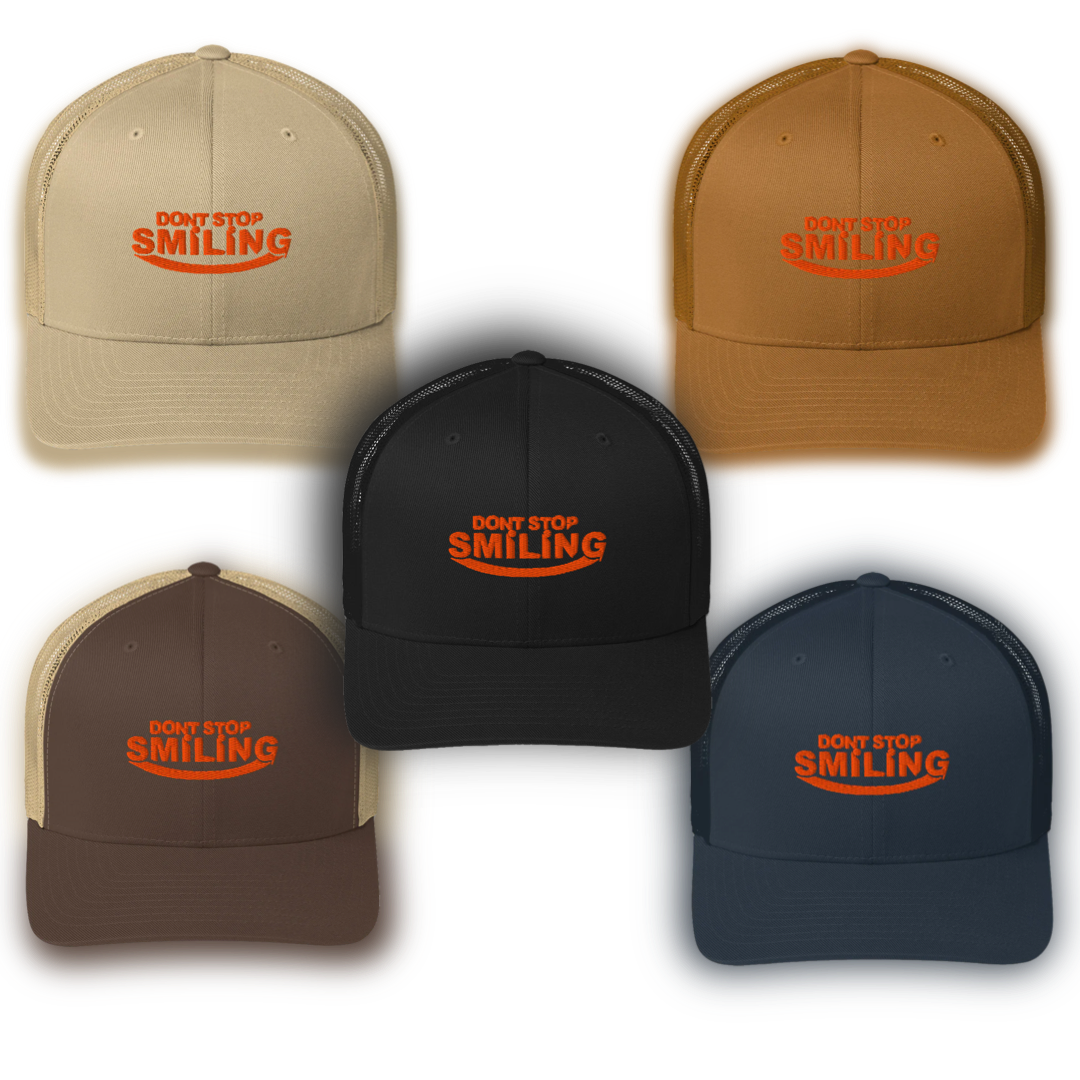 Smiley Face Trucker Hats That Keep It Positive